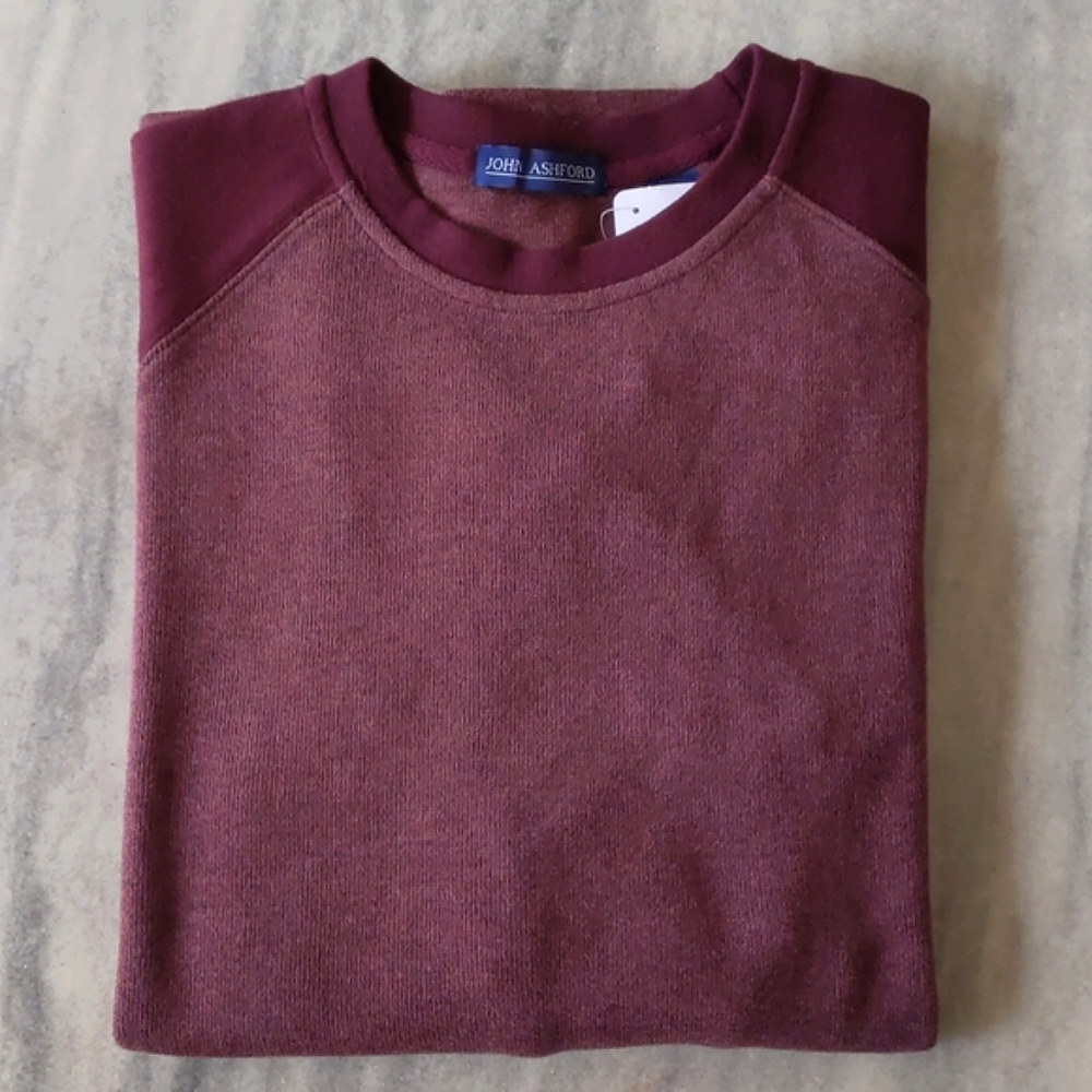 NWT. Men's 100% Cotton crew neck knit top with two colors.